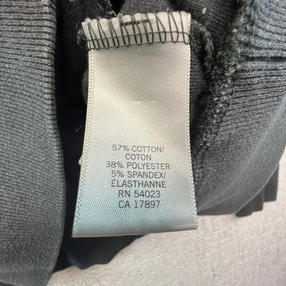 Banana Republic Mens Gray Shawl Collar Pullover‎ Sweatshirt Lounge Top